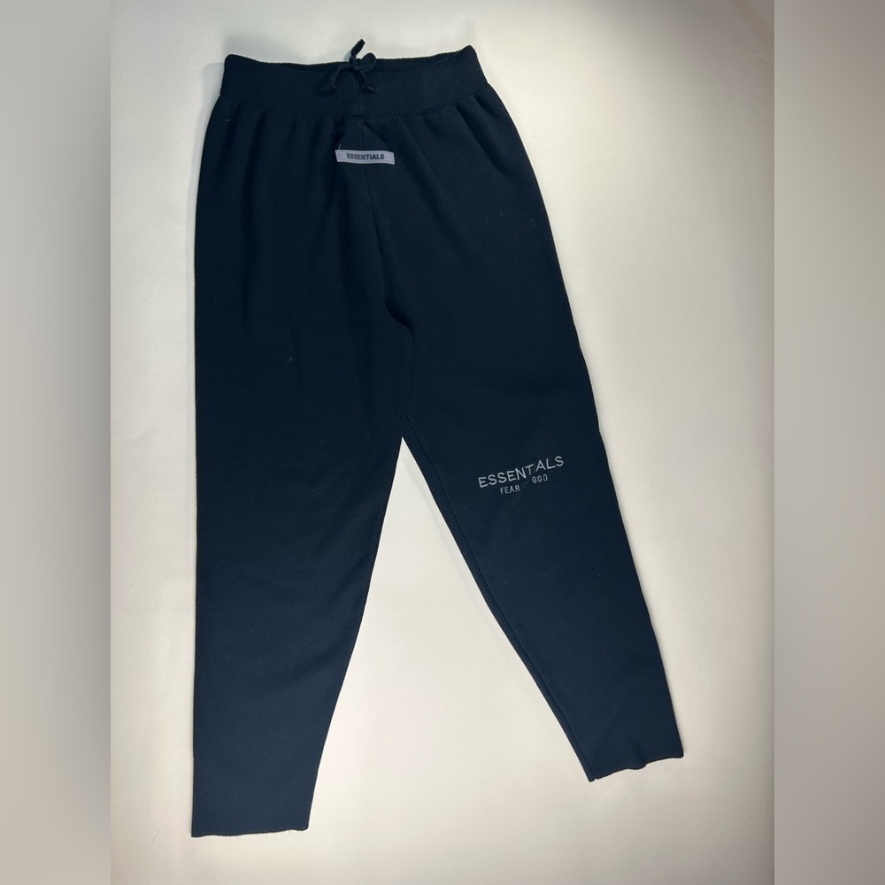 Essentials Black Joggers size S